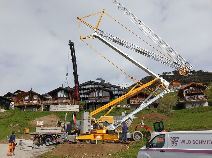 Der neue Schnellmontagekran Evy 30-23