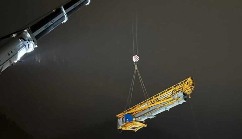 Nachtmontage-Einsatz