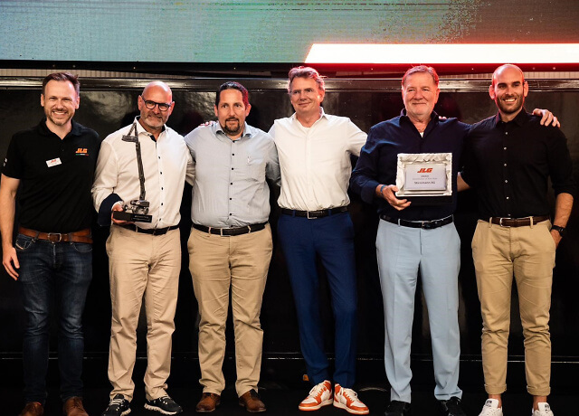 Stirnimann ist H&auml;ndler des Jahres von JLG